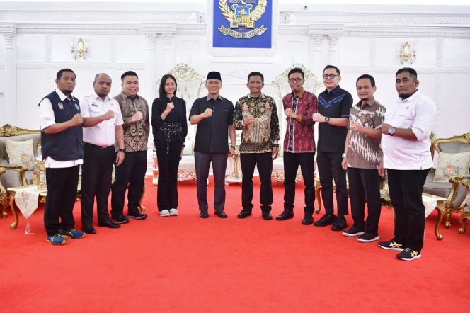 
 Deputi III Badan Siber dan Sandi Negara temui PJ Gubernur Sulsel