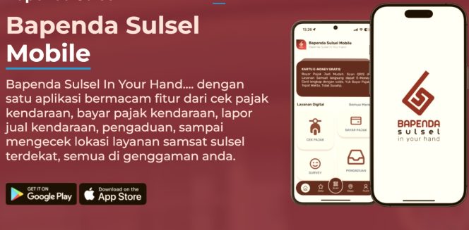 
 Layanan Aplikasi Sulsel Mobile Permudah Masyarakat Bayar Pajak