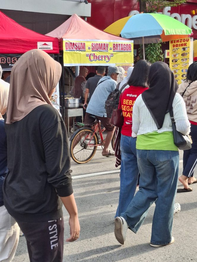 
 CFD Boulevard Panakkukang Ramai di Minggu Terakhir Jelang Ramadan