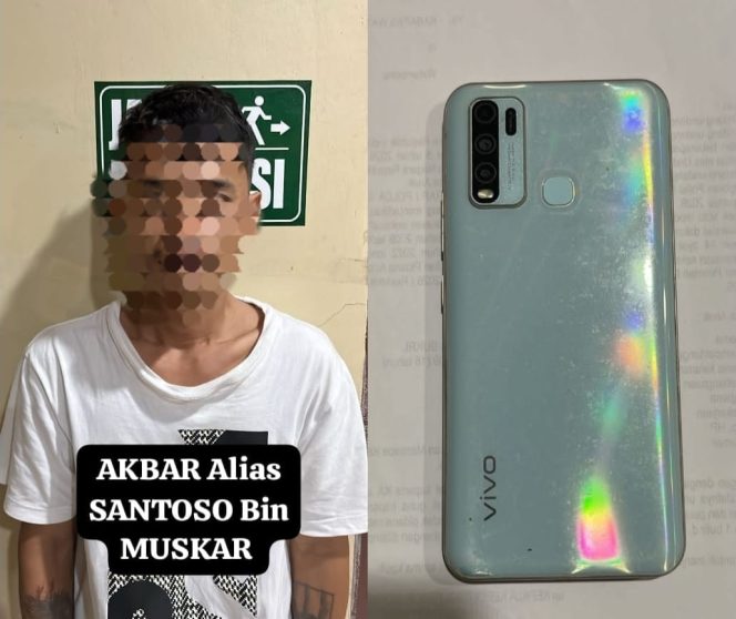 
 URC Resmob Polres Sidrap Ungkap Pencurian HP di Rumah Kost